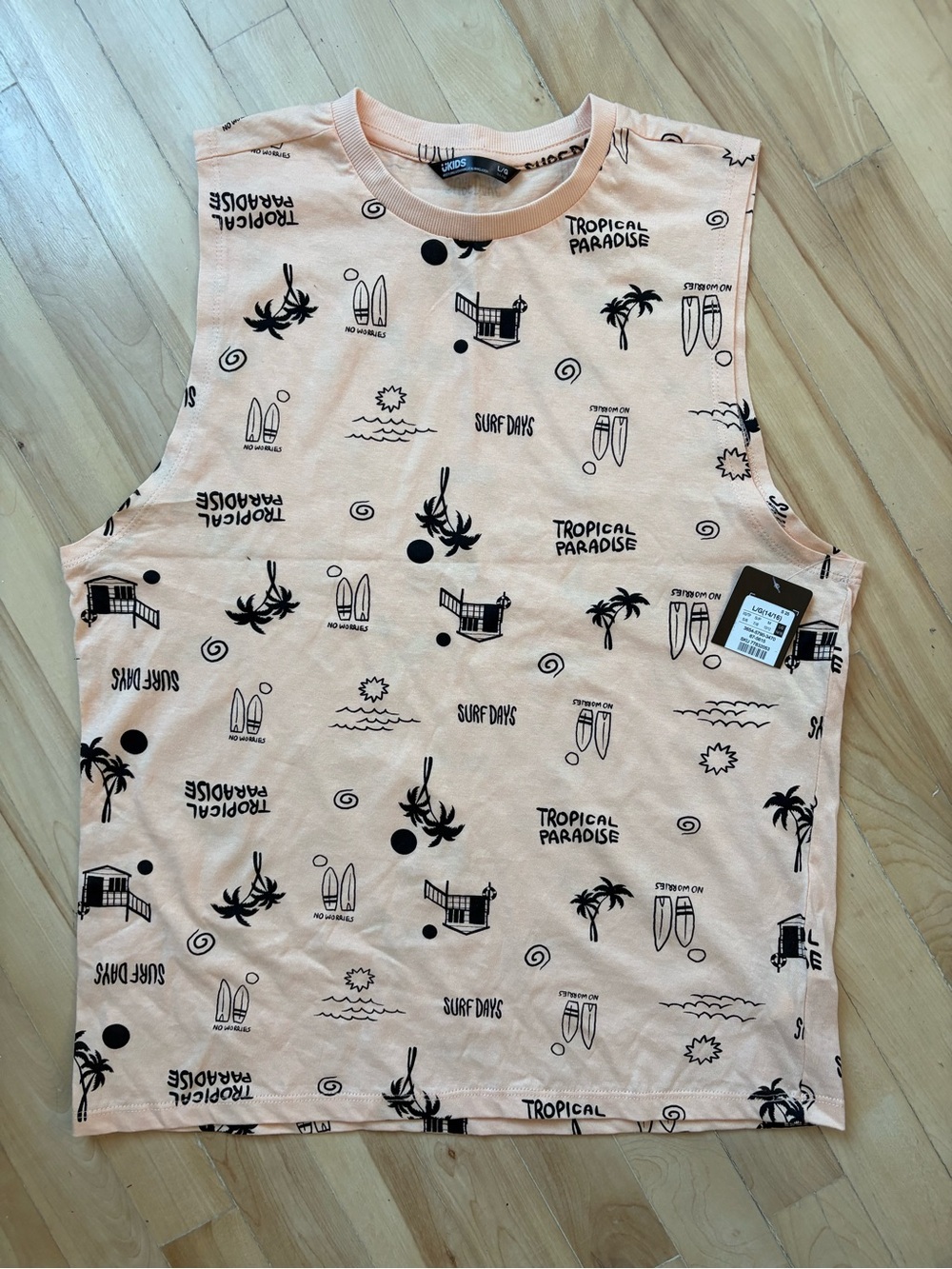 UKids Muscle Tank Tee Size Large 14/16